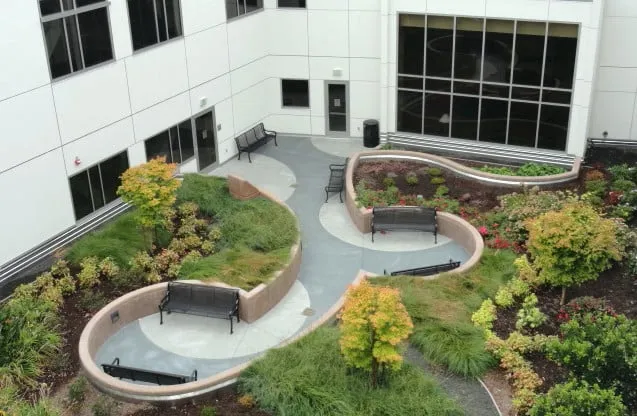 Expert garden landscaping for residential properties in Redding, CA by Lander Michael ASLA