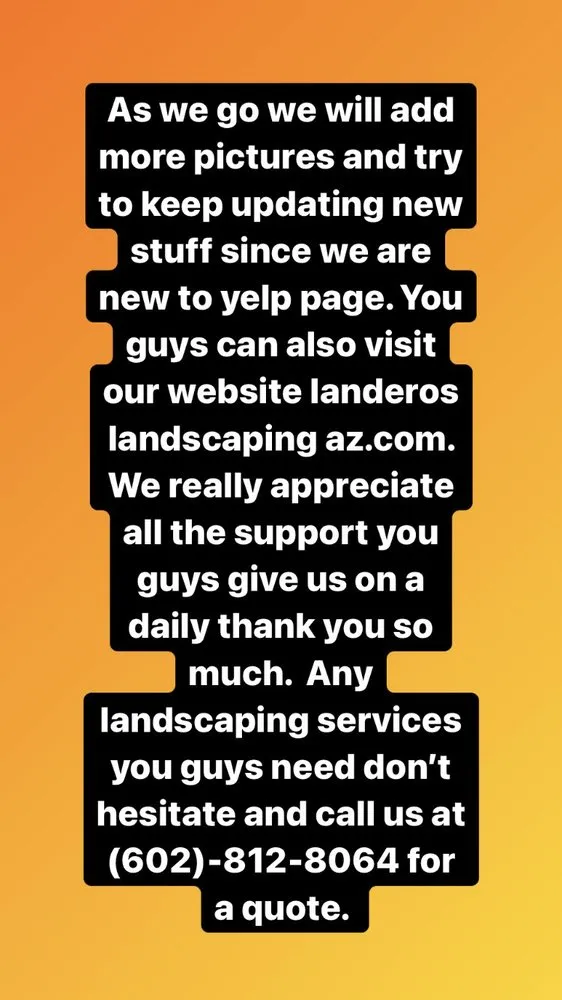 Trusted garden landscaping in Phoenix, AZ by Landeros Landscaping