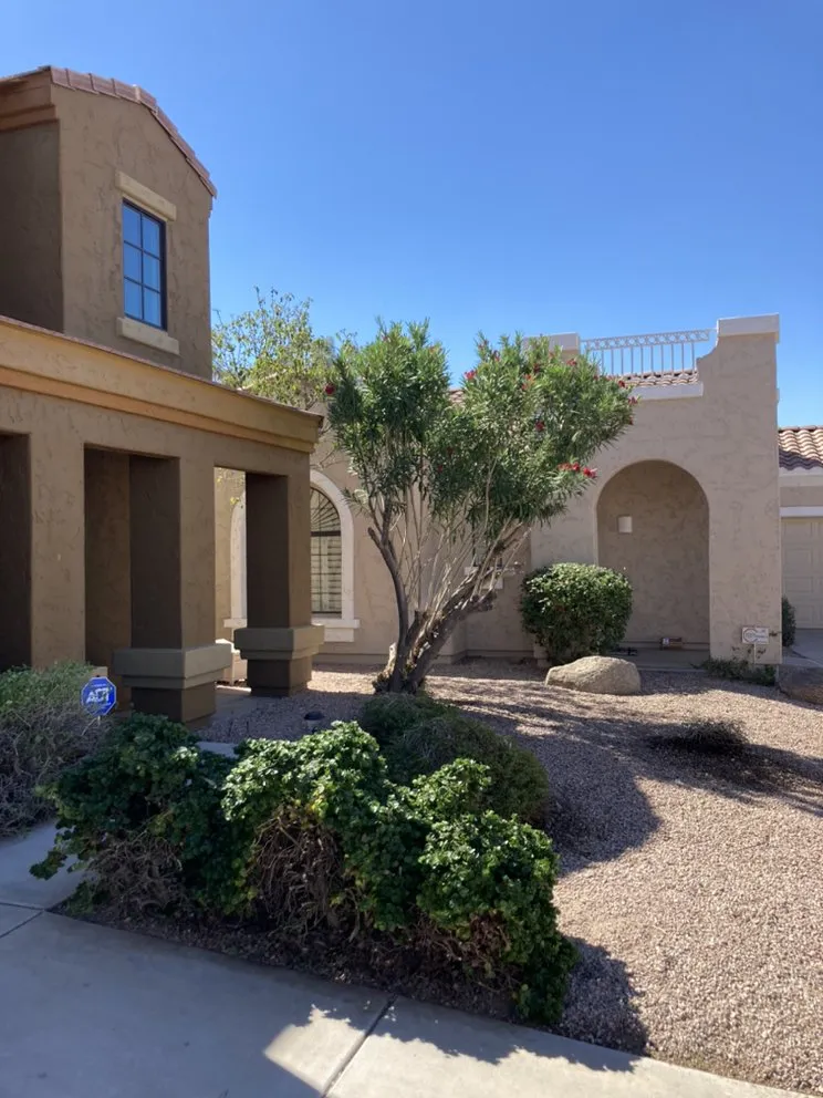 Expert lawn mowing service with custom design in Phoenix, AZ by Landeros Landscaping