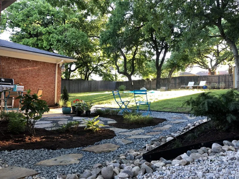 Professional landscaping services for outdoor upgrades in Floresville, TX by Landloch Studio