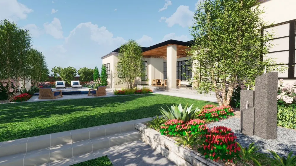 Expert garden landscaping in Floresville, TX by Landloch Studio