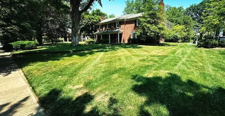 Professional garden landscaping for homes in Cincinnati, OH by Landman Landscaping