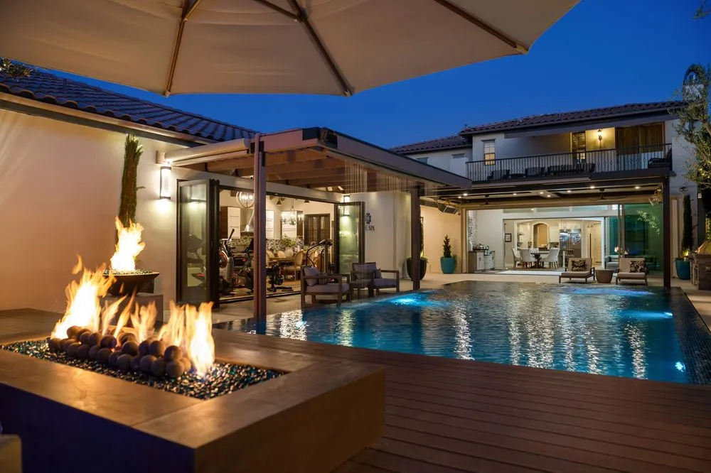 Custom lawn care service with custom design across Irvine, CA - Landmark Custom Landscape