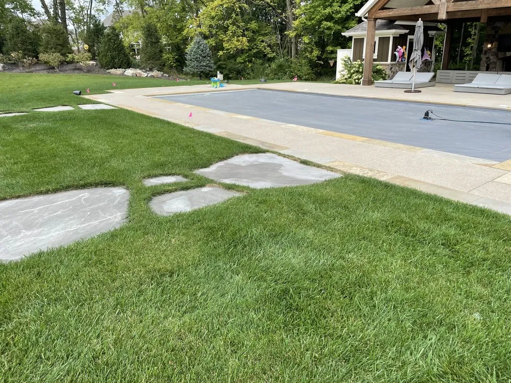 Affordable lawn mowing service in McCordsville, IN by Landmark DBM