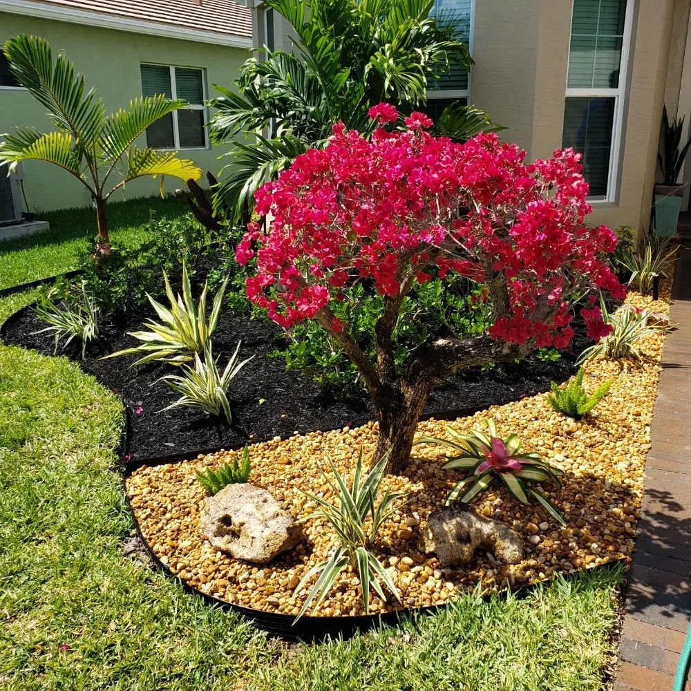 Expert garden landscaping near you in Loxahatchee, FL by Landmark Grounds Services