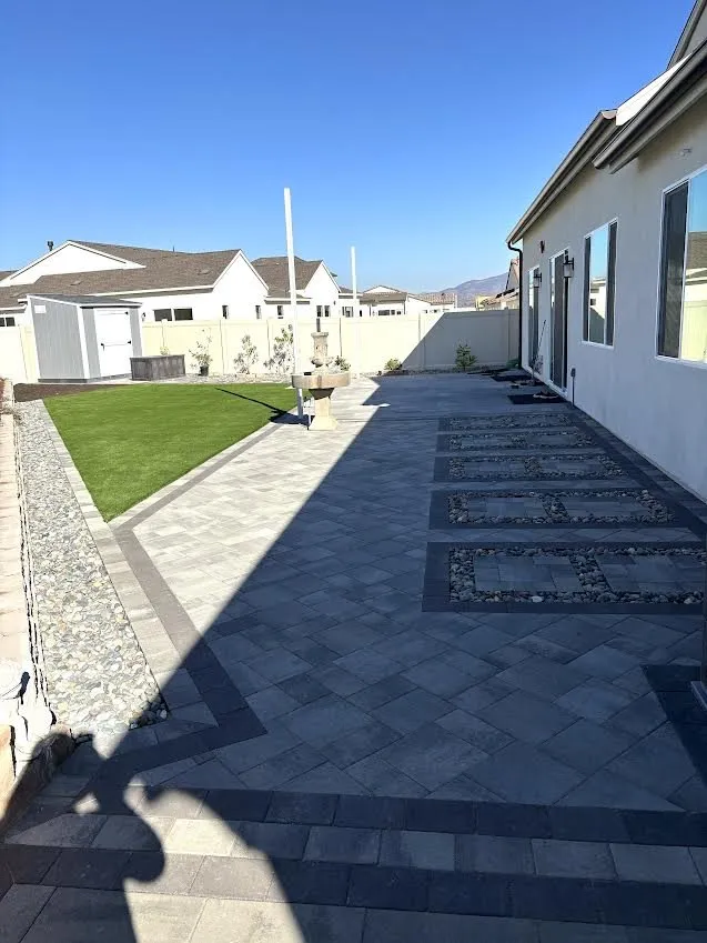 Custom residential landscaping in Bonita, CA by Landmark Hardscapes