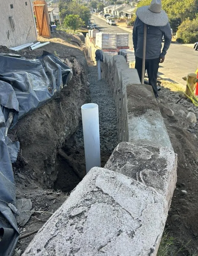 Custom garden landscaping in Bonita, CA by Landmark Hardscapes