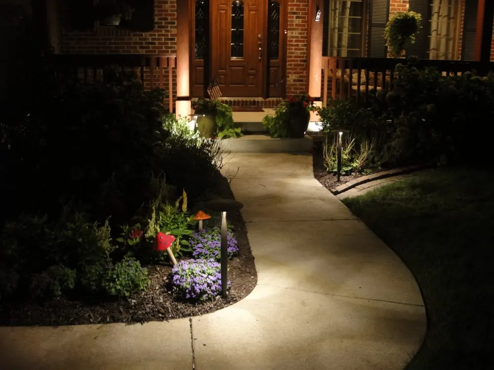 Custom lawn care service in Portage, IN by Landmark Landscape Lighting