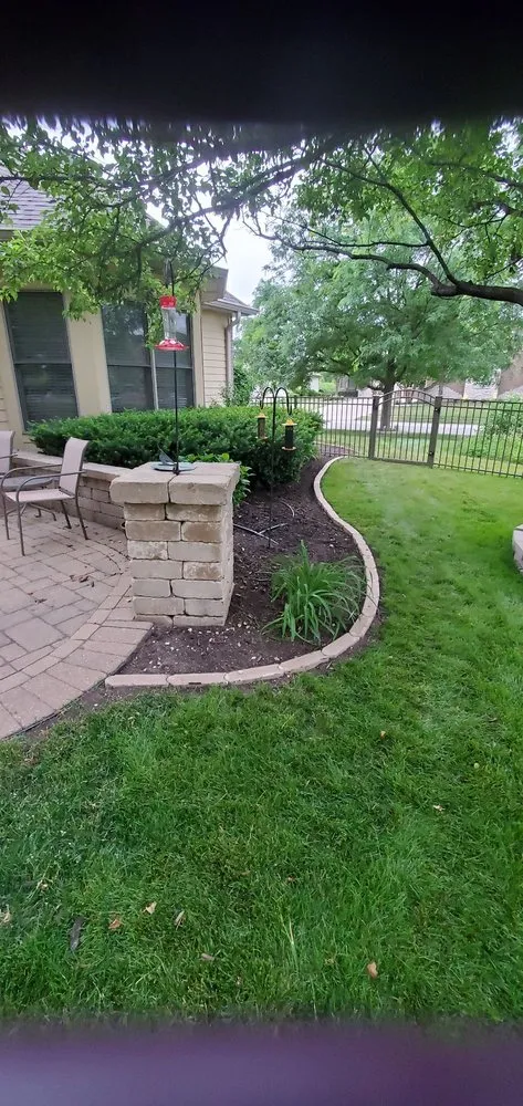 Reliable yard maintenance with custom design in Minooka, IL by Landmark Landscaping