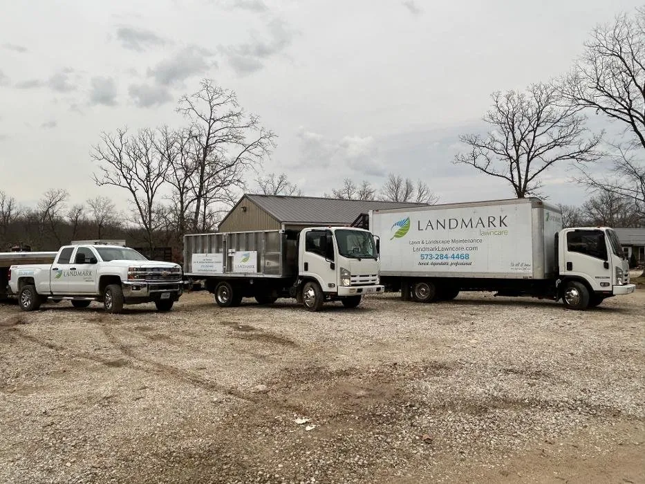 Custom landscape design with custom design in Barnett, MO by Landmark Lawn Care