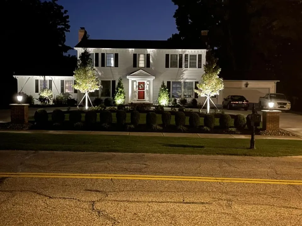 Expert garden landscaping in Chardon, OH by Landmark Lawn Care