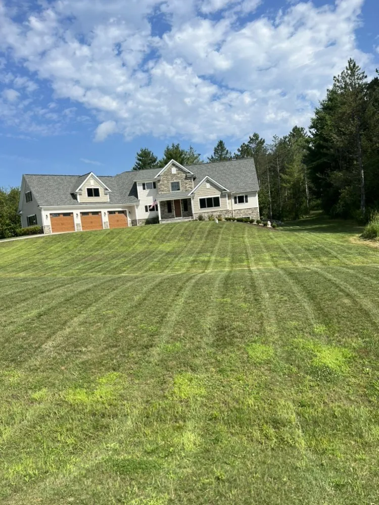 Professional yard cleanup service for residential properties across Chardon, OH - Landmark Lawn Care