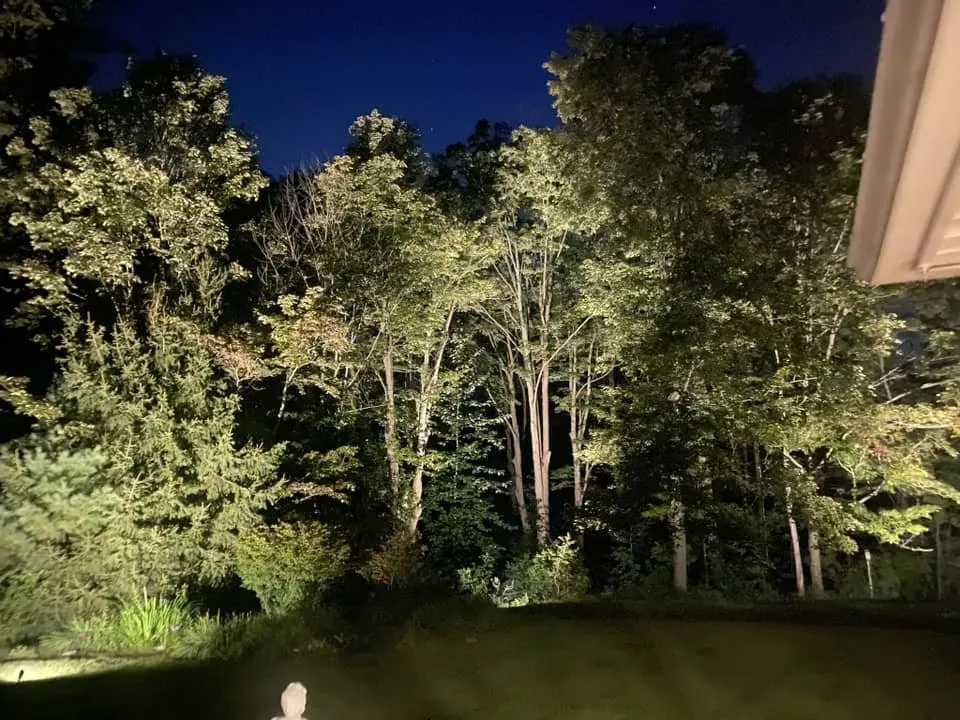 Custom garden landscaping for beautiful yards in Chardon, OH by Landmark Lawn Care