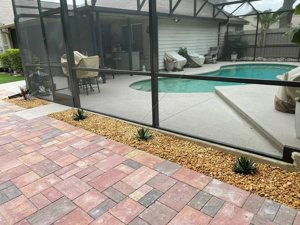 Affordable garden landscaping with custom design in Orlando, FL by Landmark Outdoor Services