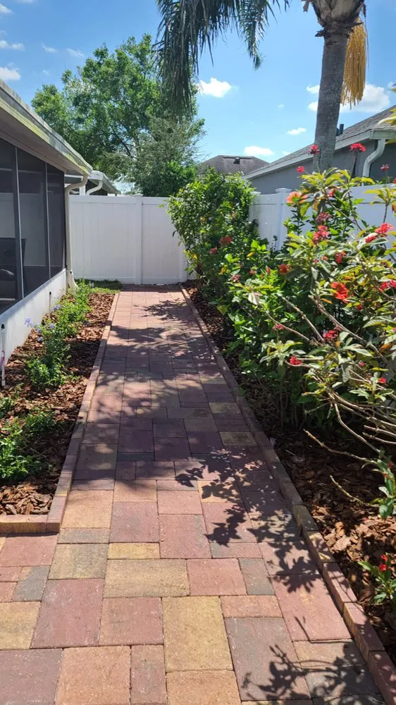 Professional outdoor landscaping in Orlando, FL by Landmark Outdoor Services