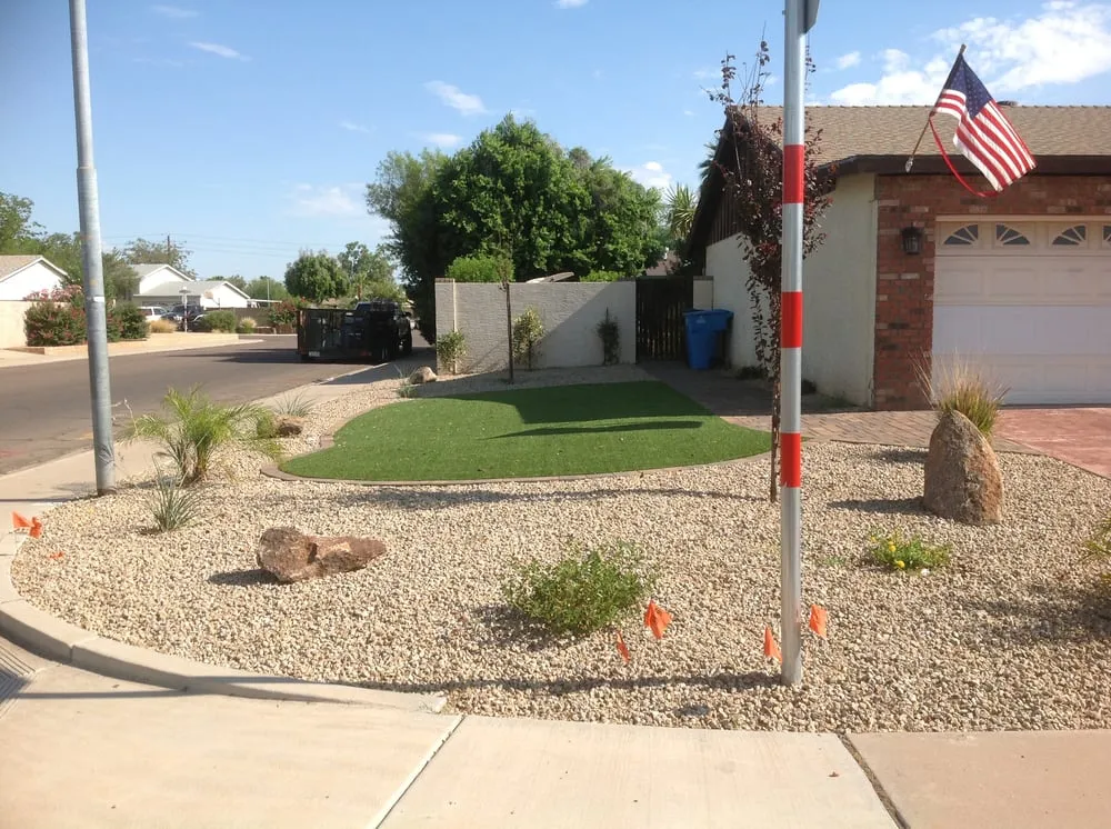 Expert residential landscaping for homes in Phoenix, AZ by Landmasters Landscaping