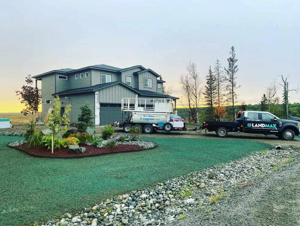 Top-rated landscape installation for year-round maintenance in Wasilla, AK by LandMax Alaska
