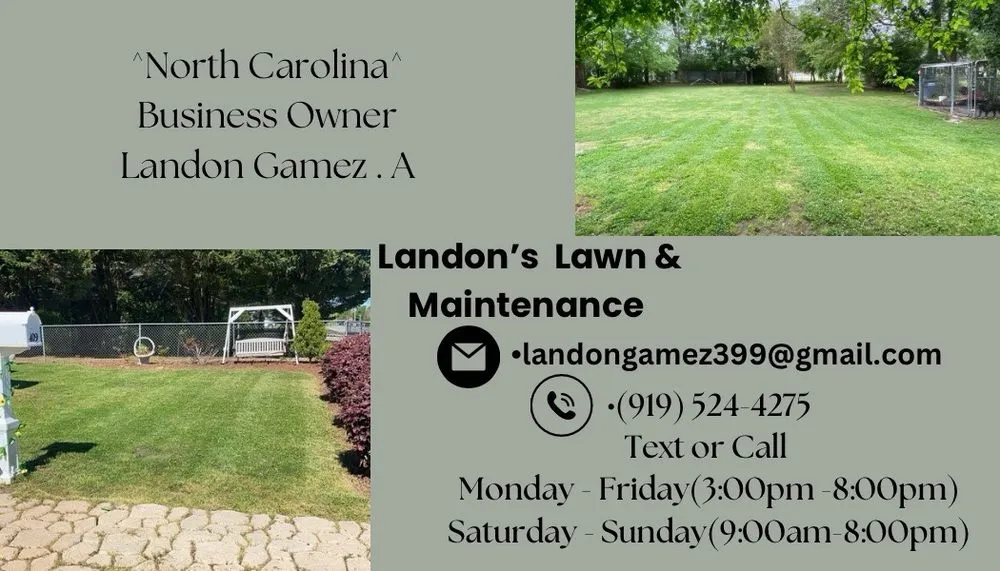 Reliable landscape installation for year-round maintenance across Selma, NC - Landon Gamez
