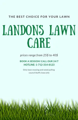 Landons Lawn Care Logo