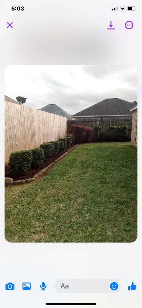 Expert lawn mowing service for homes across Groves, TX - Landscape & Design by David