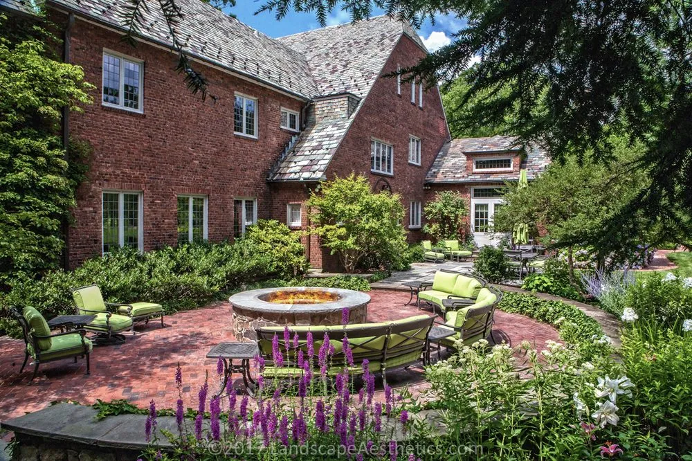 Expert landscape design for residential properties in Bernardsville, NJ by Landscape Aesthetics