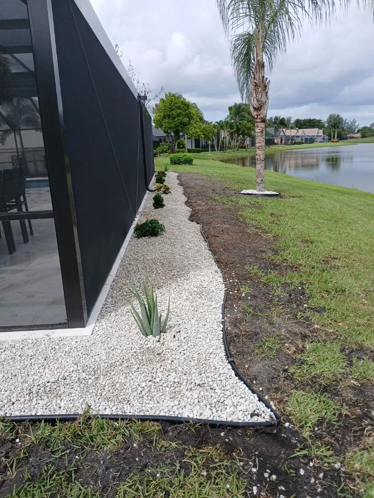 Custom yard cleanup service for outdoor upgrades across West Palm Beach, FL - Landscape and Design Plus