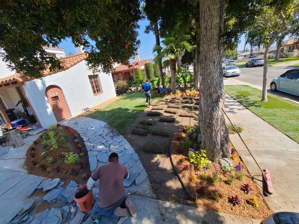 Custom yard maintenance for year-round maintenance in Orange, CA by Landscape and outdoor living