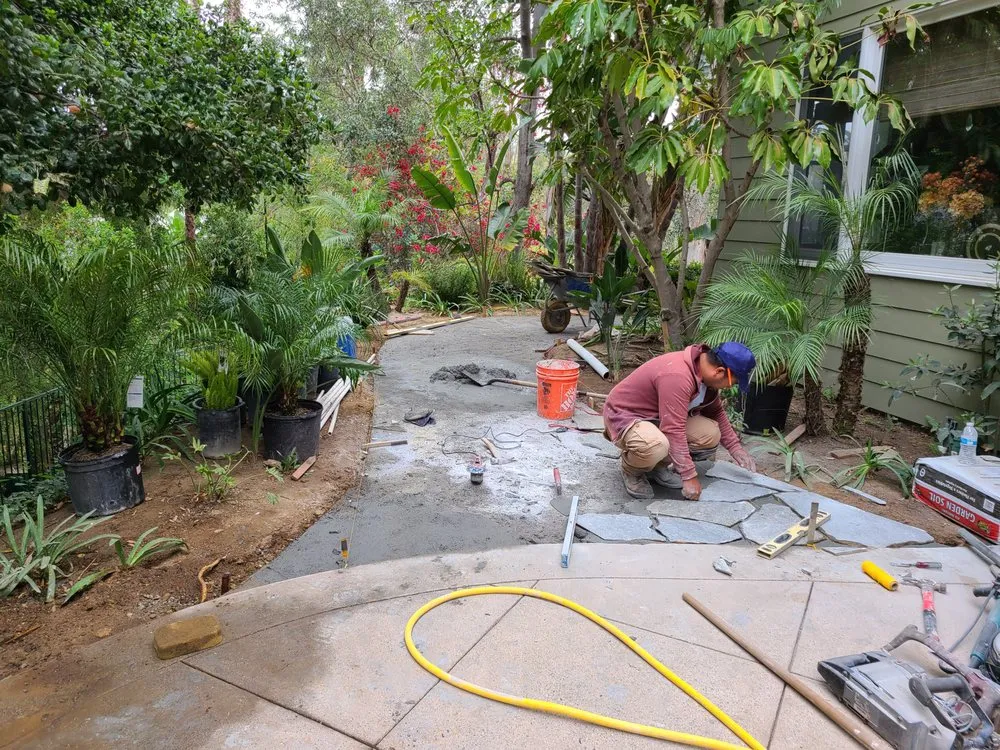 Professional garden landscaping in Orange, CA by Landscape and outdoor living