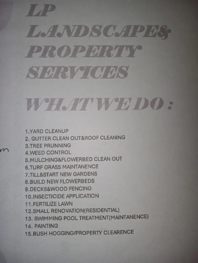 Custom yard maintenance in Philadelphia, MS - Landscape And Property Services