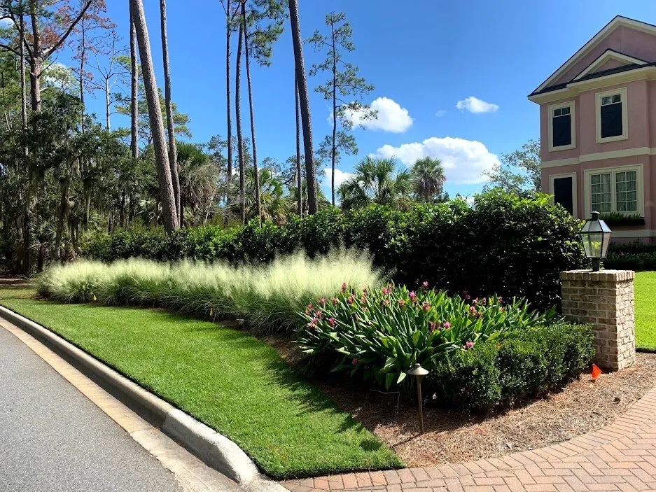 Custom landscape installation in Savannah, GA by Landscape Arts