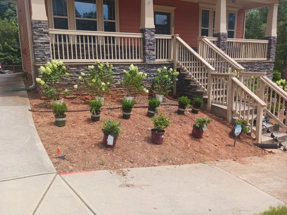 Custom residential landscaping for homes in Fairburn, GA by Landscape By Purpose