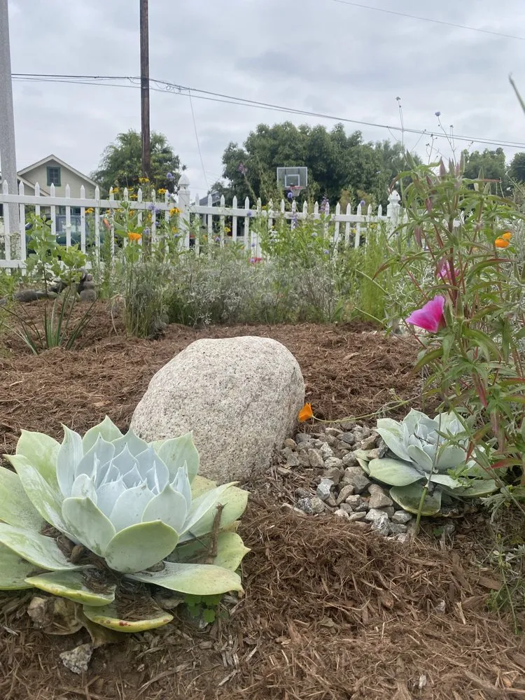 Custom garden landscaping for year-round maintenance in San Gabriel, CA by Landscape Californica