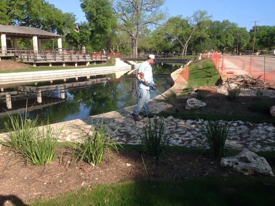 Custom lawn care service for outdoor upgrades in New Braunfels, TX by Landscape Commander