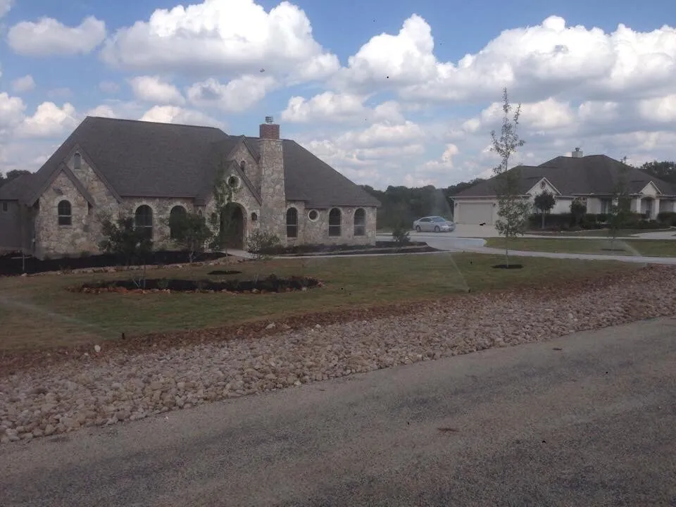 Professional residential landscaping with custom design in New Braunfels, TX by Landscape Commander