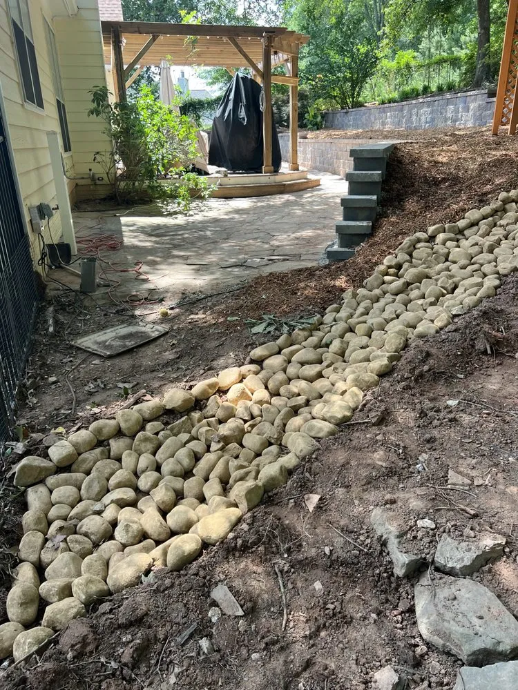 Expert yard cleanup service for homes in Fayetteville, GA by Landscape Concepts