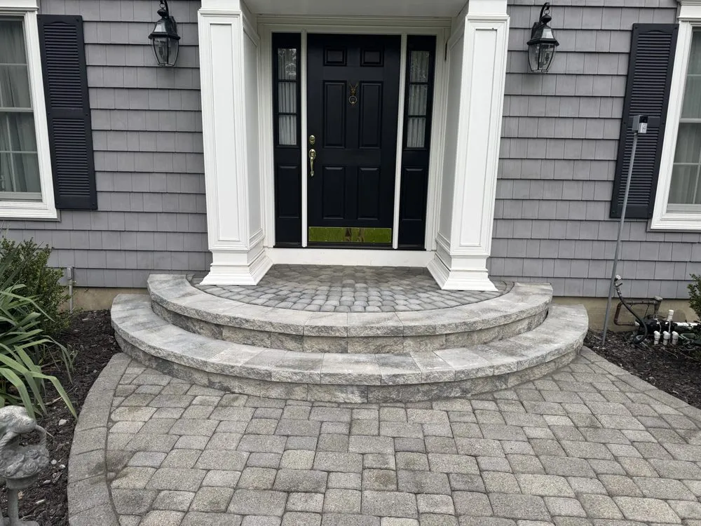 Custom landscape installation in Freehold, NJ - Landscape Concepts