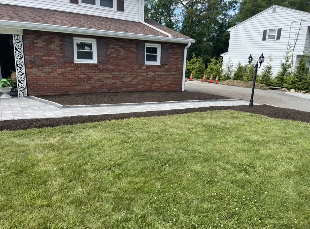 Custom landscape design in Lodi, NJ by LandScape Creations