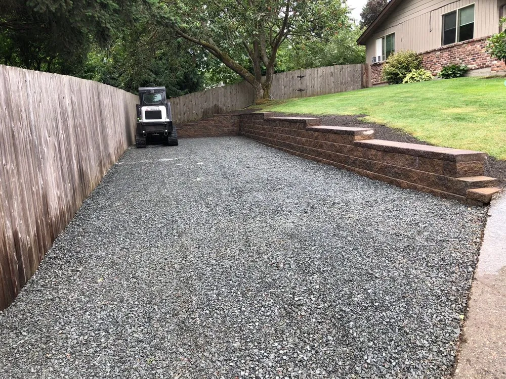Custom lawn care service for beautiful yards in Everett, WA by Landscape Design Construction