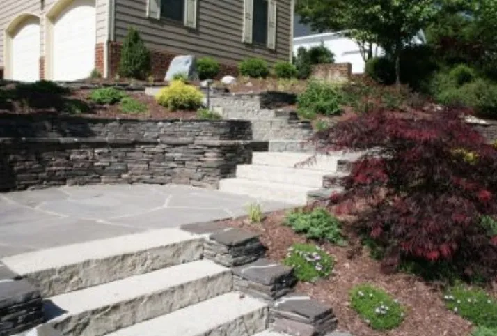 Custom yard maintenance in Williamsburg, VA by Landscape Elements