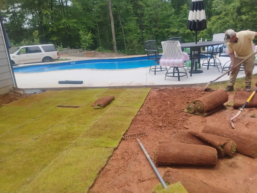 Local outdoor landscaping in Powder Springs, GA by Landscape Escobar
