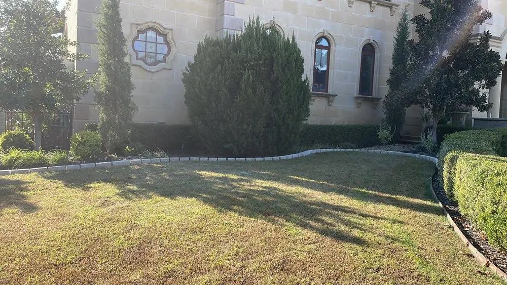 Professional landscaping services for residential properties in Flower Mound, TX by Landscape Express