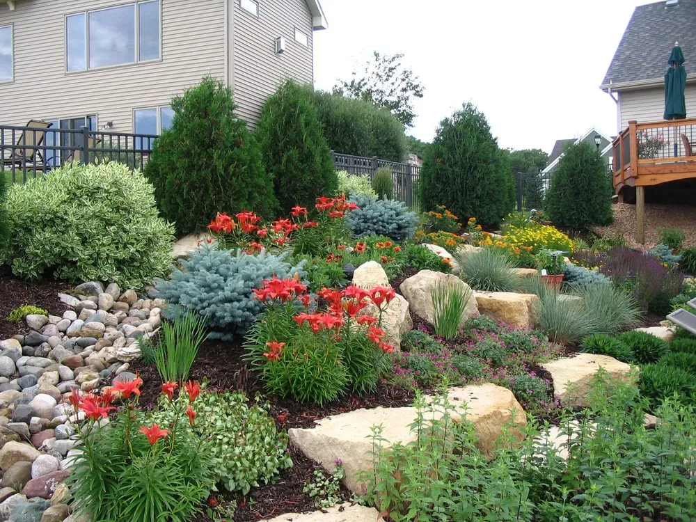 Local garden landscaping for beautiful yards in Northfield, MN by Landscape Gal