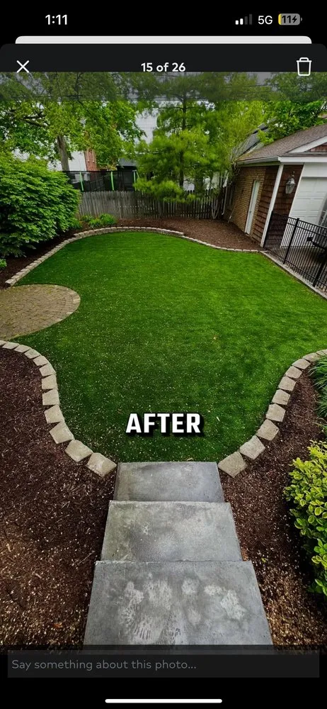 Affordable lawn mowing service with custom design in Garden City, MI by Landscape Guy Creations