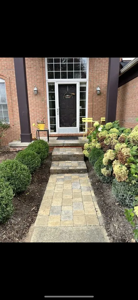 Custom landscape installation in Garden City, MI by Landscape Guy Creations