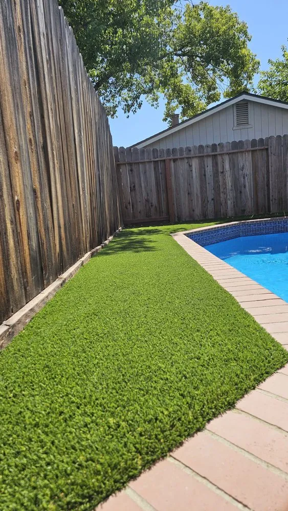 Custom landscape installation in Orangevale, CA by Landscape Helper