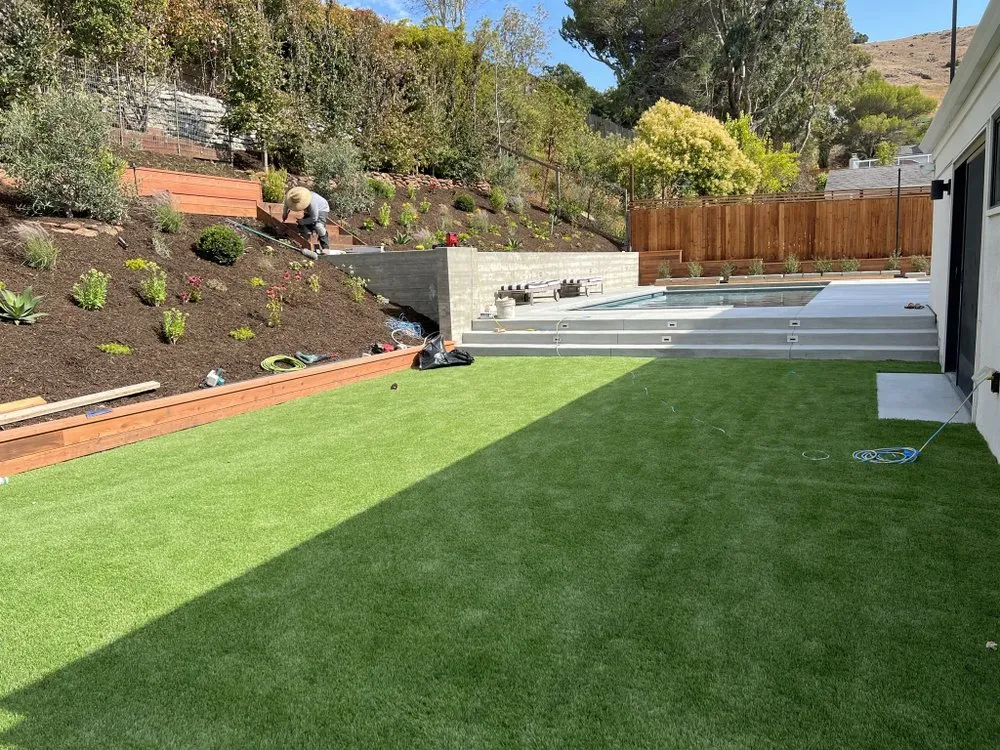 Custom outdoor landscaping in San Pablo, CA by Landscape Herrera