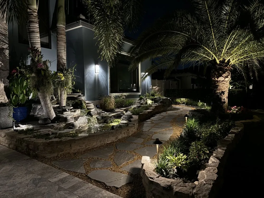 Professional outdoor landscaping near you across West Palm Beach, FL - Landscape Illumination Specialists