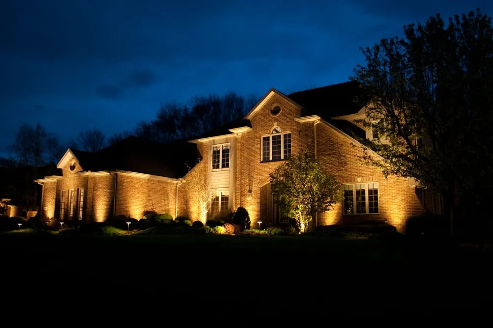 Local garden landscaping in Harrisburg, NC by Landscape Lighting Resources