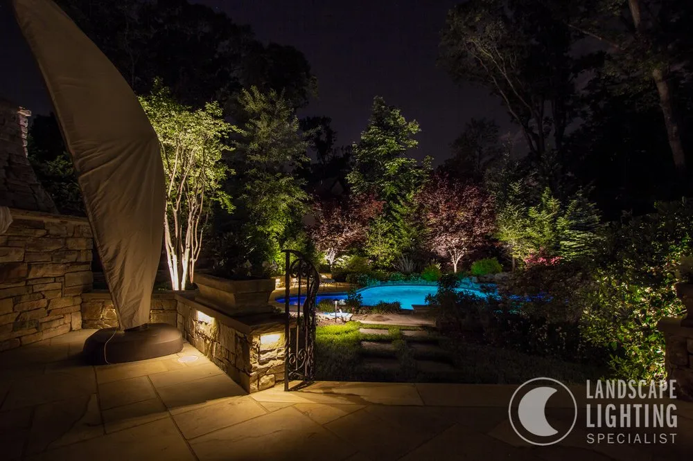 Local garden landscaping for year-round maintenance in Ann Arbor, MI by Landscape Lighting Specialist