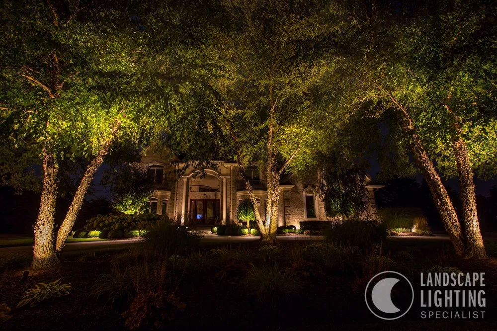 Trusted garden landscaping with custom design in Ann Arbor, MI by Landscape Lighting Specialist